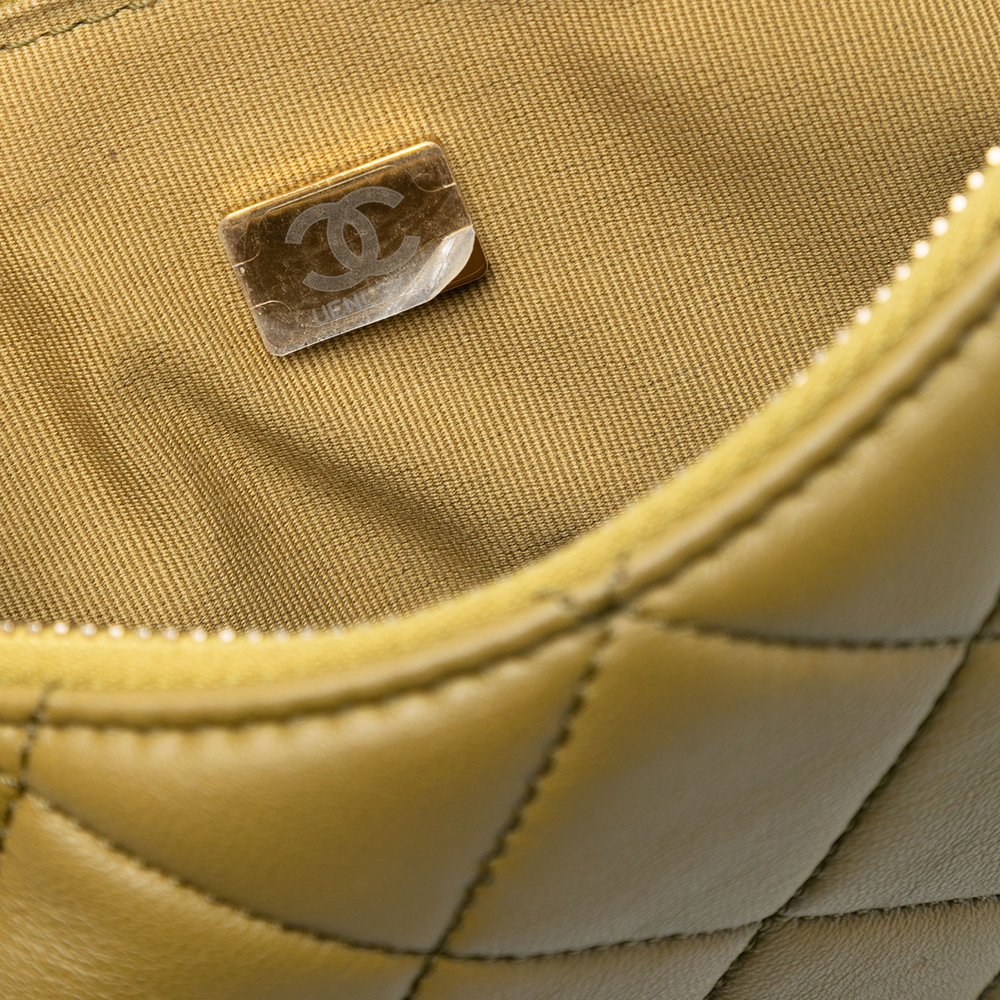 Pre-Loved Chanel Paris Dakar Quilted Lambskin Mixed Chain Hobo - Picture 6 of 7